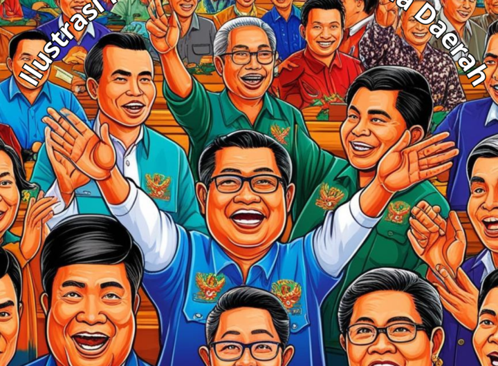 Ilustrasi Kampanye Calon Kepala Daerah. Foto: Tim Kreatif Redaksi.