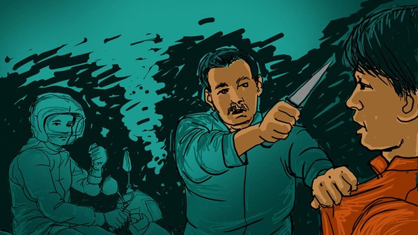 Ilustrasi Premanisme.