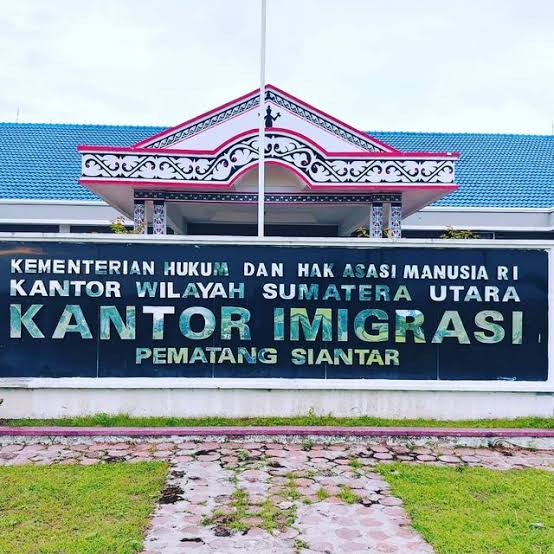 Kantor Imigras Kls II TPI Siantar. Foto: Istimewa.