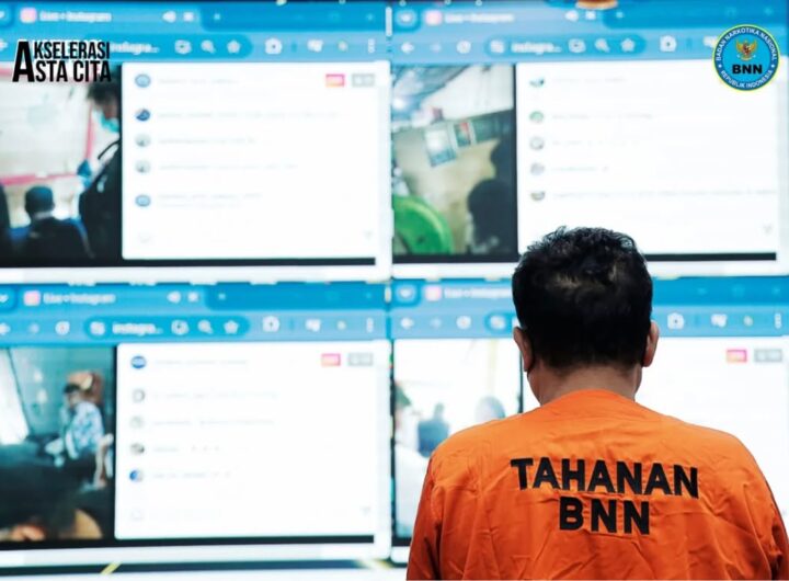 I Live Streaming Penggeledahan TKP dan Rumah Pelaku Kejahatan Narkoba. Foto: Dok. BNN RI.