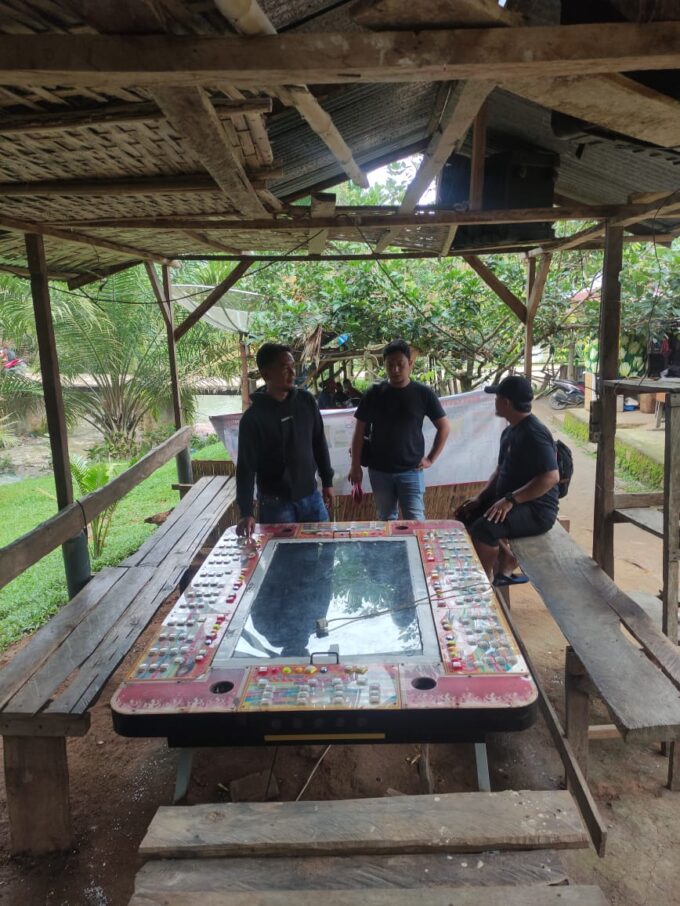 Salah Satu Mesin Tembak Ikan yang diduga judi di Wilayah Tanah Jawa diamankan Polres Simalungun. Foto: Istimewa.