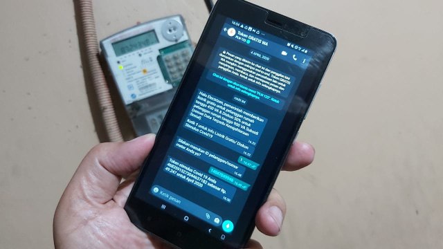 Permintaan Token listrik PLN gratis via WhatsApp. Foto: Dok. PLN