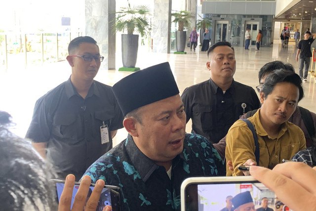 Wakil Ketua DPR, Cucun Ahmad Syamsurijal di Kompleks Parlemen Senayan, Jakarta, Jumat (17/1/2025). Foto: Luthfi Humam/kumparan