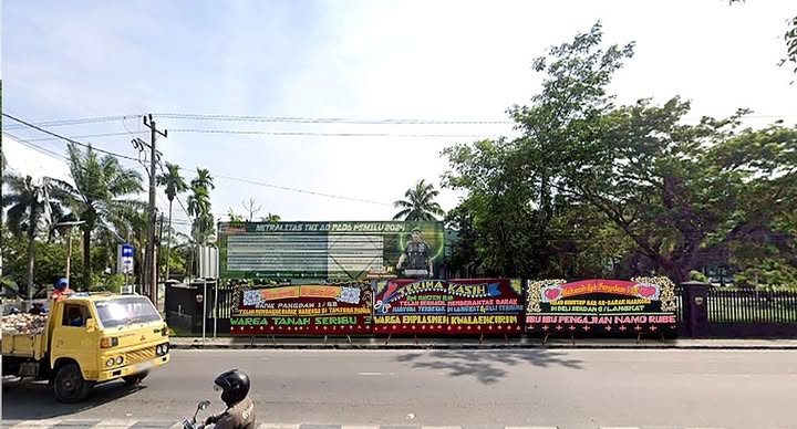 Karangan Bunga dari Warga Binjai-Langkat. Foto: Dok. Istimewa.