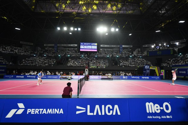 Lagi-Lagi Tenis Internasional yang digelar di Tennis Indoor Senayan Jakarta. Foto: Dok. Pertamina