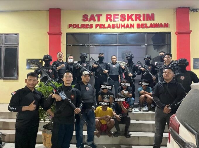 Team Macan Polres Pelabuhan Belawan. Foto: Dok IG/ @Polres_Pelabuhan_Belawan.