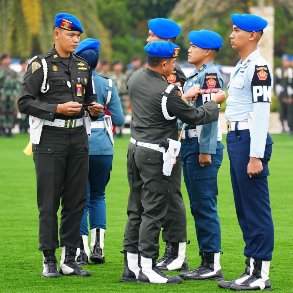 Upacara Gelar Operasi Gaktib dan Operasi Yustisi TA 2025 di Mabes TNI. Foto: Instagram @pespentni.