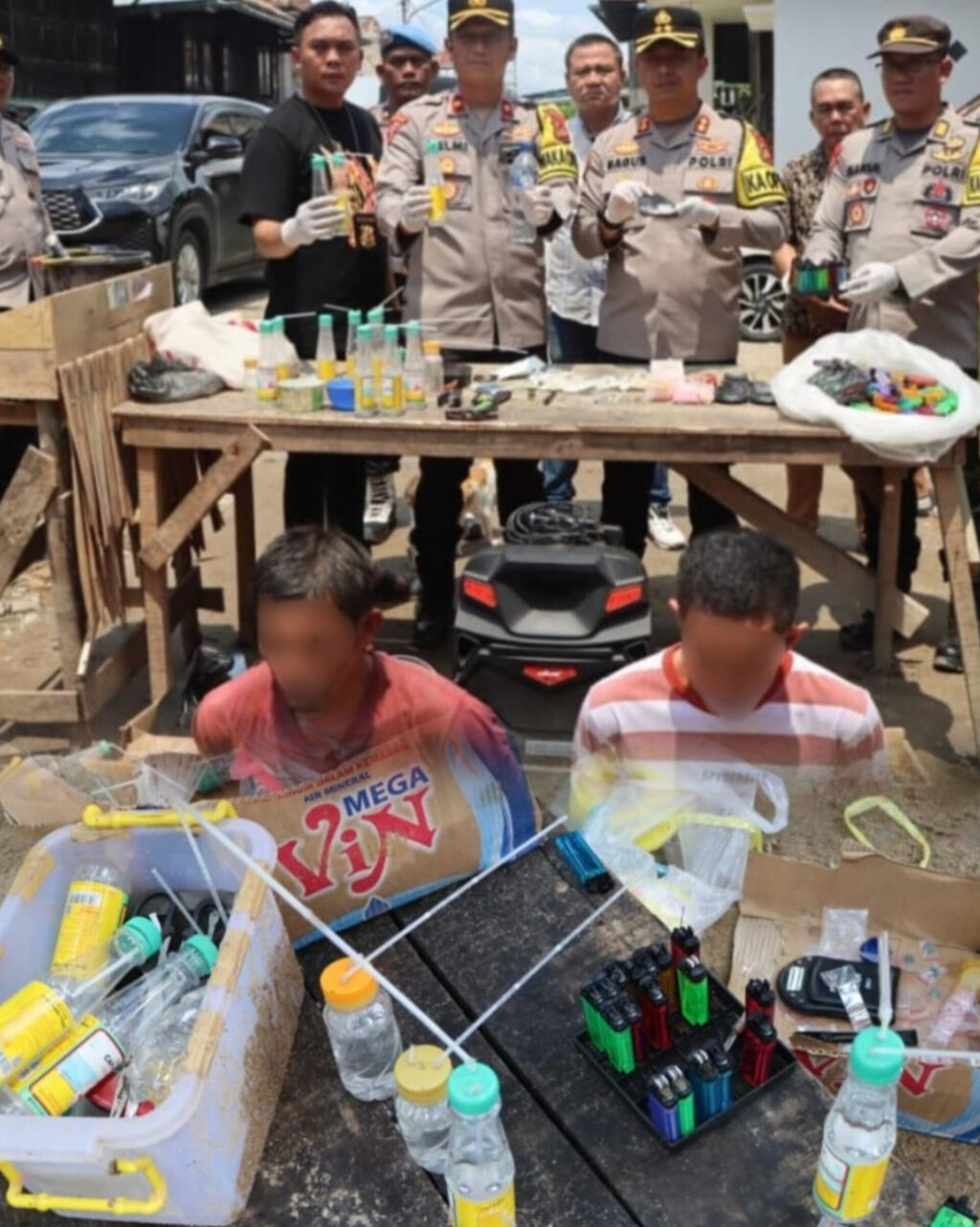 Barang bukit Penguna Narkoba yang diamankan Polres Ogan Ilir. Foto: Dok. Polres Ogan Ilir.