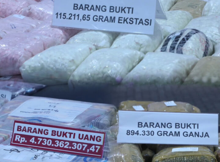 Siaran Pers BNN RI Berantas Narkoba dengan Barang Bukti 1.2Ton. Foto: Dok. Istimewa.