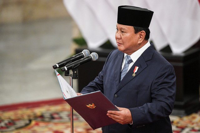 Presiden Prabowo Subianto. Foto: Hafidz Mubarak A/ANTARA FOTO