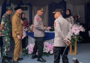 Kapolri Jenderal Listyo Sigit Prabowo saat kunjungan kerja ke Mapolda Lampung. | Foto: Sinta Yuliana/Lampung Geh