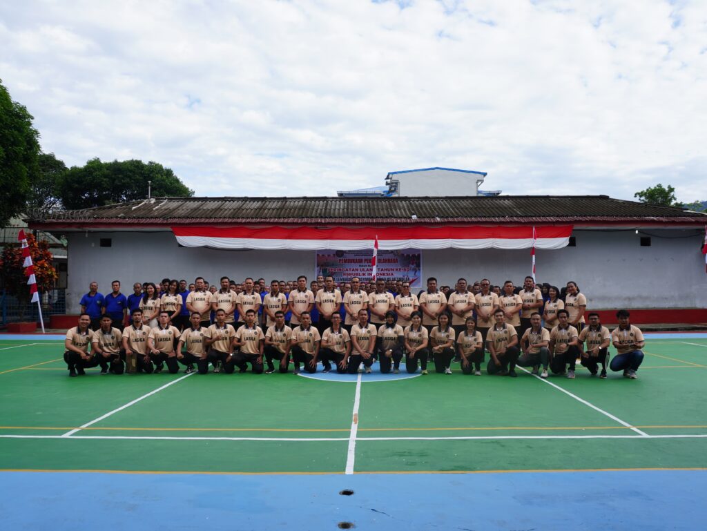 Pembukaan Pekan Olahraga di Lapas Kelas IIA Sibolga. Foto: Dok. Humas Lapas Sibolga.